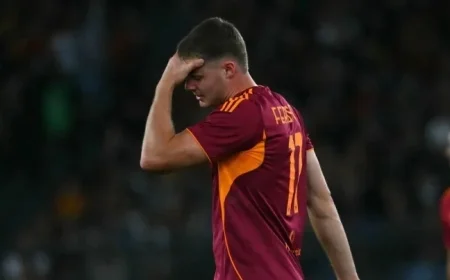 Evan Ferguson Injured Early in Roma Serie A Match Against