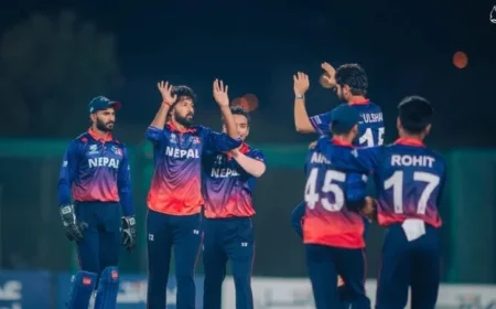 Nepal Battles UAE in Today’s ICC World Cricket League 2 ODI