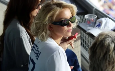 Sydney Sweeney Stuns with Her Unique Cowboy Boots Winning a World Series Style Trophy