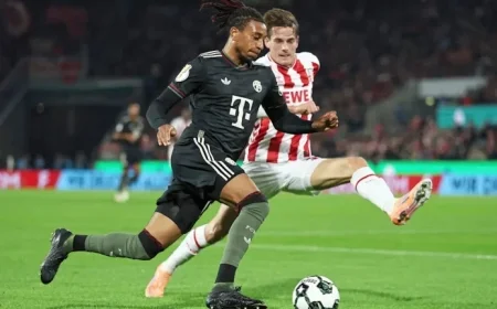 FC Bayern Turns Game Around in Two Minutes Against 1. FC Köln in Live Ticker