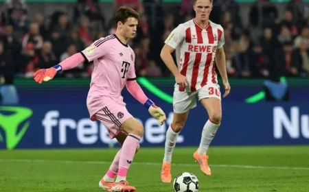 FC Bayern Munich Player Ratings and Analysis Against 1. FC Cologne: Urbig Impresses Like Neuer Diaz’s Recurring Weakness Revealed