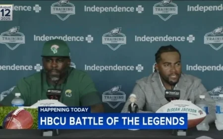 Ex-Eagles Stars to Lead Teams in Historic HBCU Legends Battle
