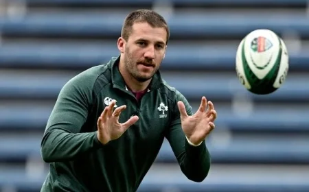 Stuart McCloskey Leads Ireland Against All Blacks with Jack Crowley at No 10 and Dan Sheehan as Captain