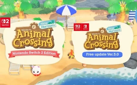 Nintendo Announces Animal Crossing: New Horizons Edition for Switch 2 and Free Update