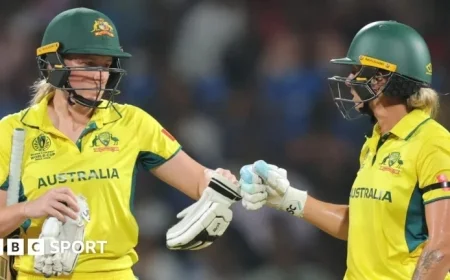India vs Australia LIVE Updates: 2025 Women’s Cricket World Cup Semi-Final Score and Highlights