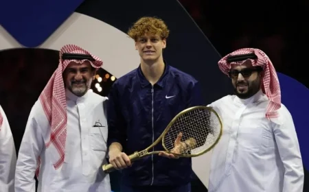 Saudi Arabia Secures ATP Masters 1000 Tennis Tournament for 2028