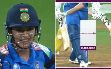 Smriti Mandhana’s Disbelief Sparks Viral Sensation After Women’s World Cup Semis Dismissal Video