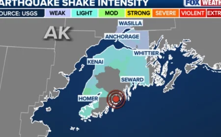 5.4 Magnitude Earthquake Strikes, Shakes Southern Alaska
