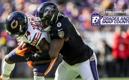 Roquan Smith Shines Against Former Team with Top Grades and Snap Counts