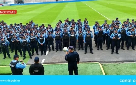 National Police Deploys 650 Officers for Olimpia vs Alajuelense Match Security