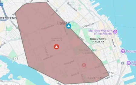 Power Outage Leaves Over 5000 Residents in the Dark on Halifax Peninsula