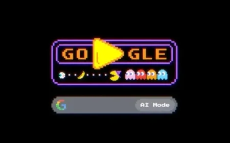 Google Honors Pac-Man’s 45th Anniversary with Special Halloween Doodle
