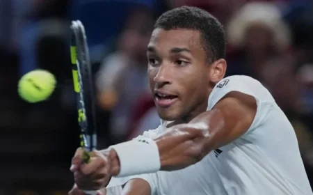 Felix Auger-Aliassime Reaches Paris Masters Quarterfinals, Boosts ATP Finals Chances