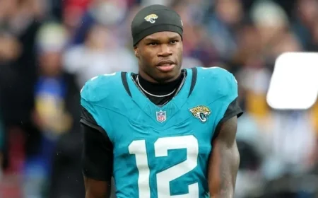 Jaguars’ Travis Hunter Placed on Injured Reserve, Out for Four Games