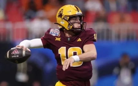 ASU Quarterback Leavitt Undergoes Season-Ending Surgery