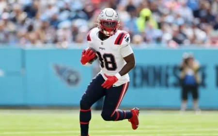 Rhamondre Stevenson to Miss Sunday Game Due to Toe Injury