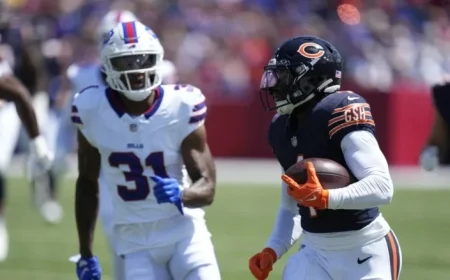 Bears’ D’Andre Swift Out for Bengals Matchup