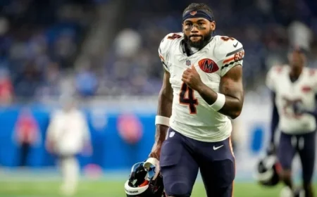 Bears Sideline RB Swift Due to Groin Injury vs Bengals