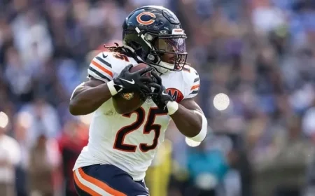Rookie Leads Chicago Bears’ Run Game Against Bengals as Swift Sits Out