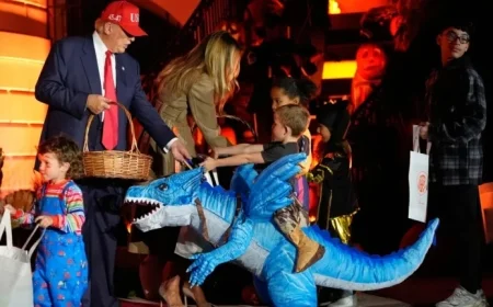Trump Celebrates Halloween at White House with Superheroes and Lookalikes Amid Shutdown