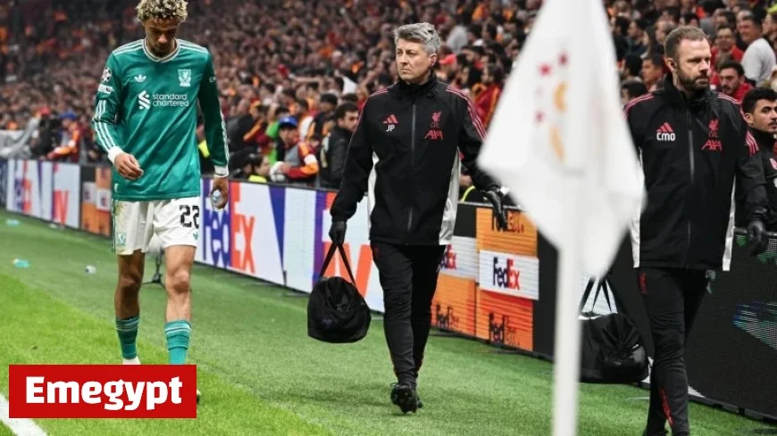 Liverpool’s Hugo Ekitike sidelined with leg injury during Champions League match