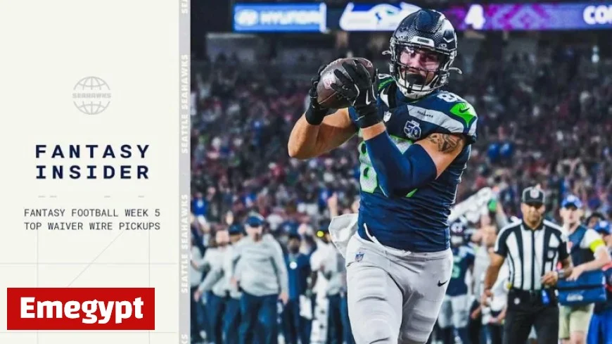 Top Week 5 Fantasy Football Waiver Wire Pickups for 2025 at Every Position