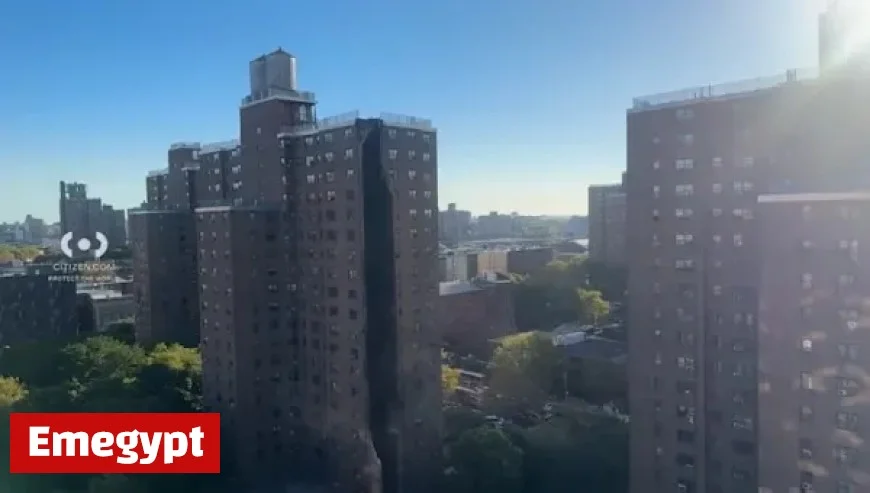 Explosive Incident in Mott Haven Captured on Video as Debris Scatters Across Building Entrance