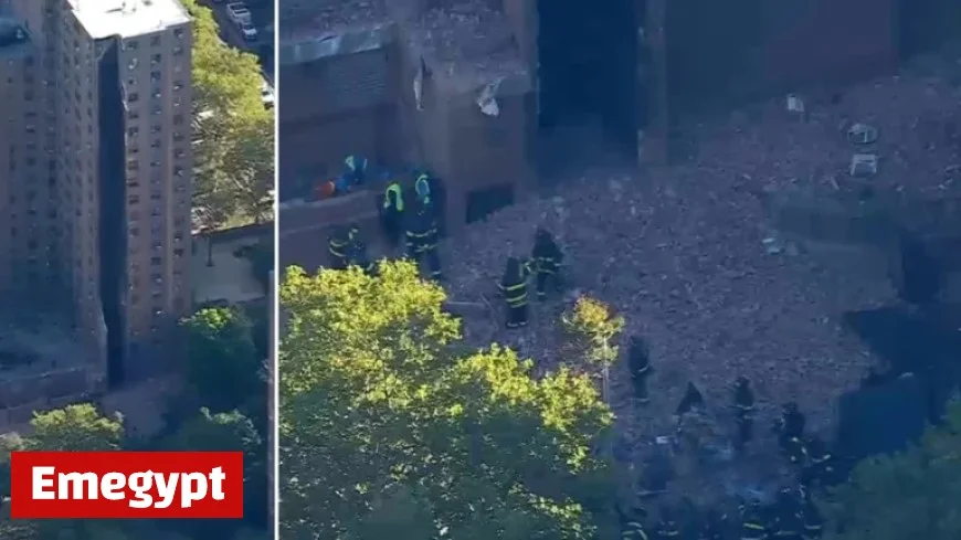 Devastating gas explosion triggers apartment building collapse in Mott Haven Bronx