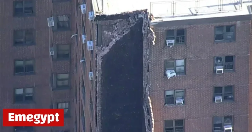 Possible gas explosion causes partial collapse of Bronx high-rise