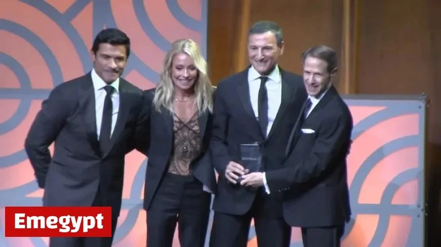 Michael Gelman of Live with Kelly and Mark Celebrated at Broadcasting and Cable Hall of Fame Awards in New York City