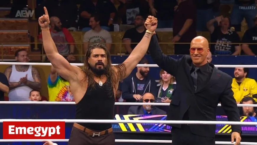 Andrade El Idolo Makes a Stunning Return to AEW by Attacking Kenny Omega and Teaming Up with Don Callis