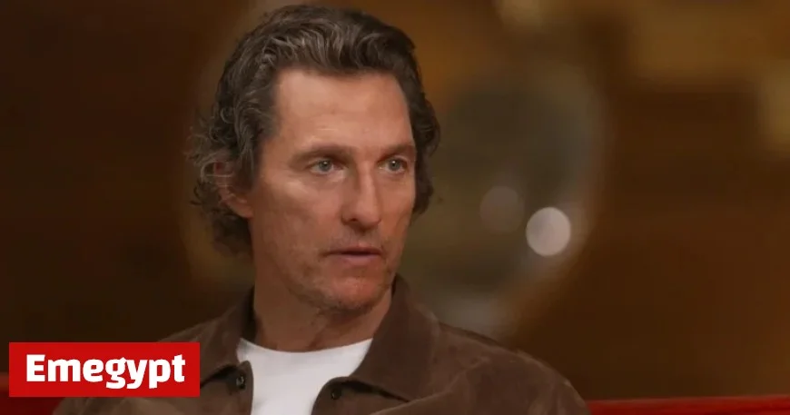 Matthew McConaughey Returns to Hollywood with a New Book 36 Years in the Making