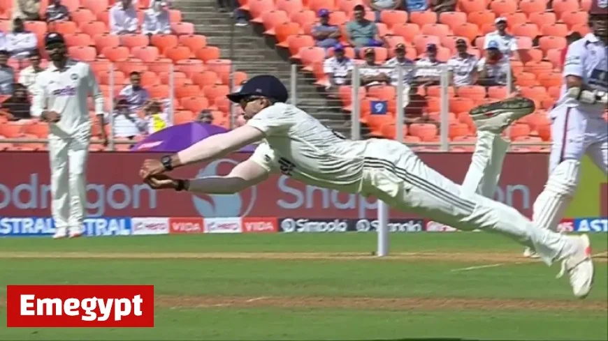 Nitish Reddy’s Spectacular Flying Catch Ends Tagenarine Chanderpaul’s Innings at 8 Runs Watch Now