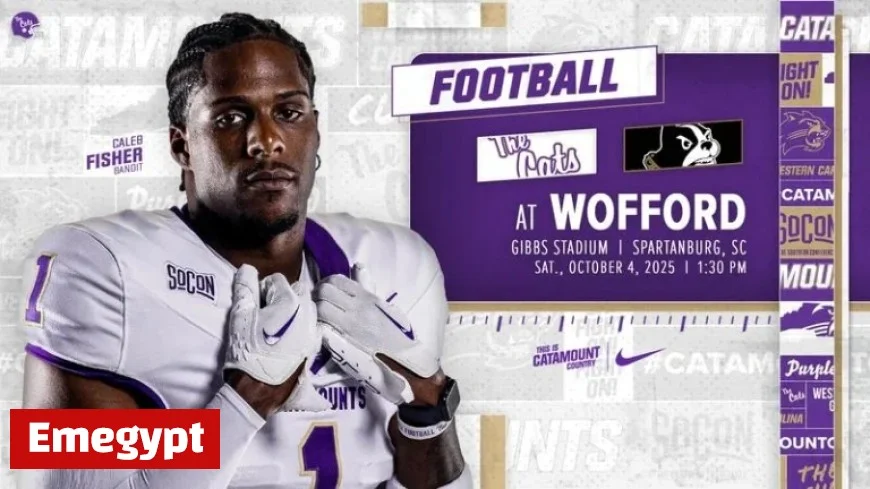 Catamount Football Set to Face Wofford in SoCon Play this Saturday