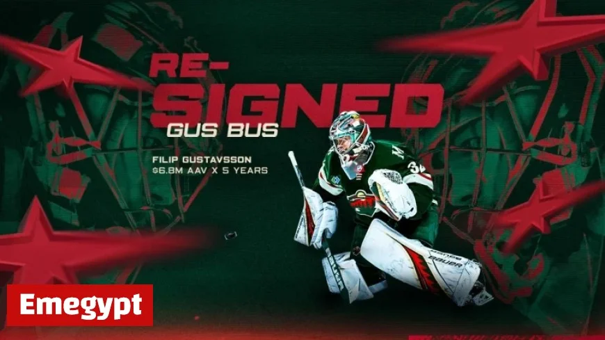 Minnesota Wild Secures Future with Filip Gustavsson’s Five-Year Contract Extension