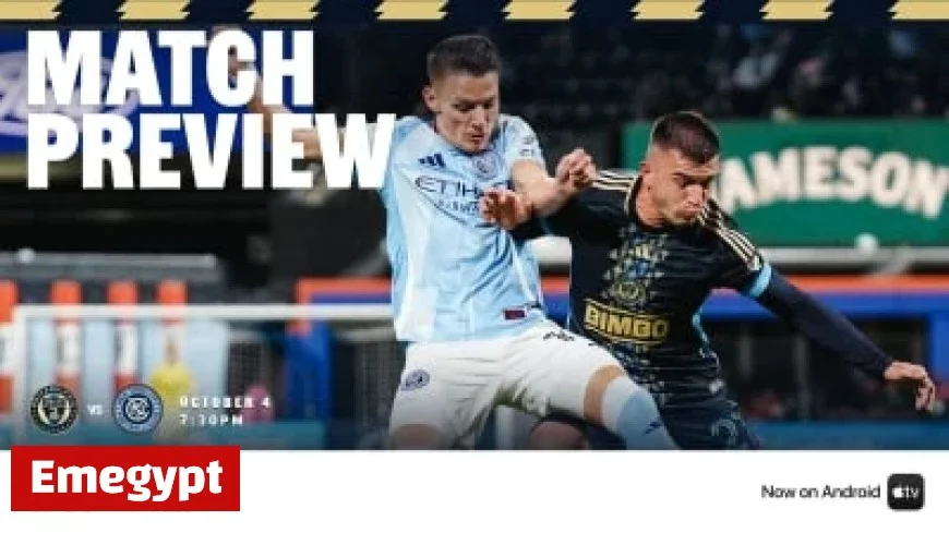 Philadelphia Union Set to Face NYCFC in Crucial Final Regular Season Home Match