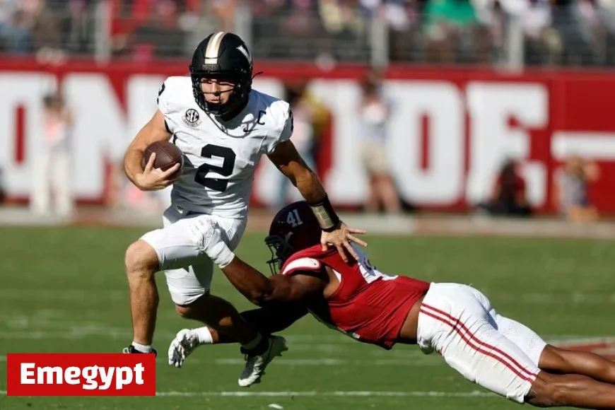 Vanderbilt Fights to the Finish Against Alabama Earning Respect with Diego Pavia