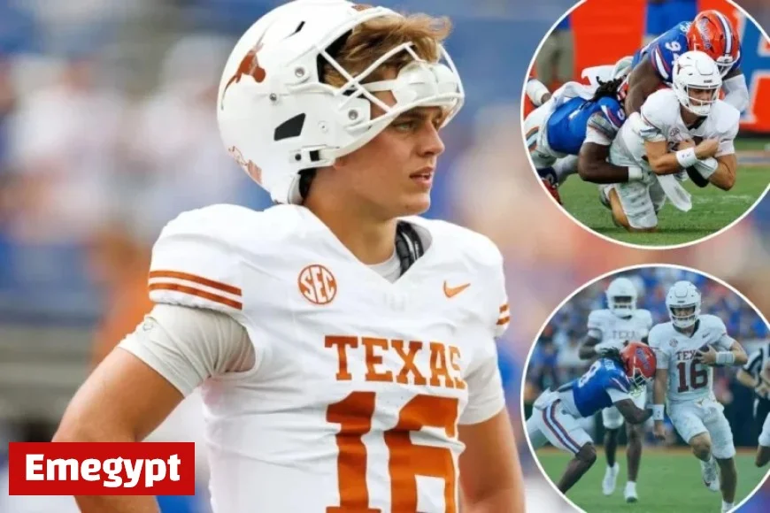 Arch Manning’s Challenges Persist as Texas Falls in Close Match Against Florida