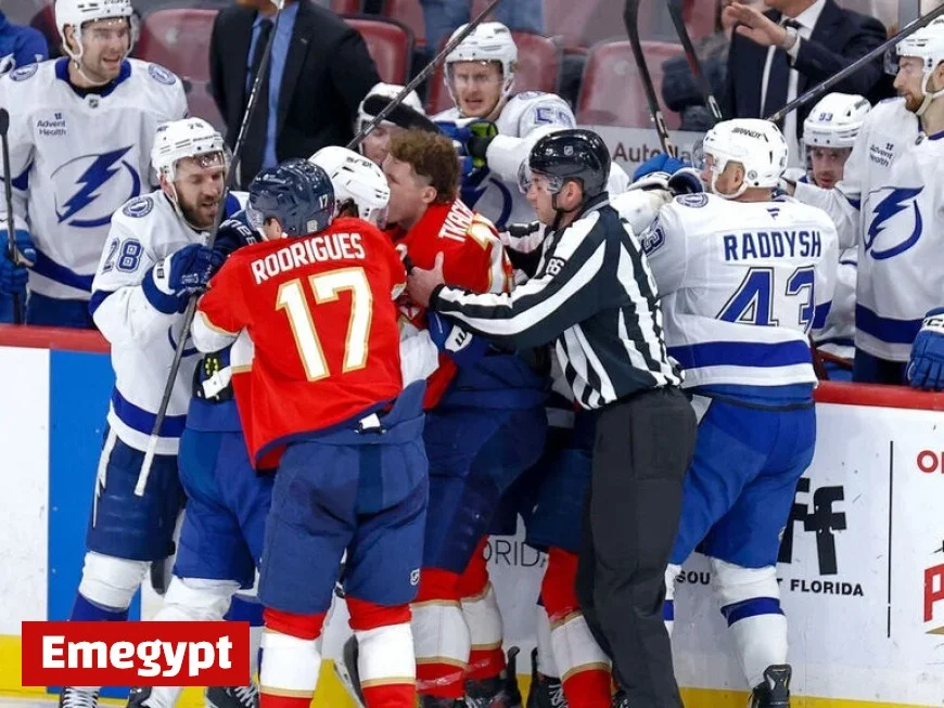 Panthers and Lightning Clash Leads to 13 Ejections in Thrilling Exhibition Match