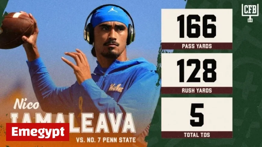 Nico Iamaleava Leads Winless UCLA to Stunning Upset Over No 7 PSU Putting James Franklin on Hot Seat