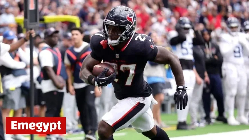 Rookie RB Woody Marks Ignites Excitement as Emerging Star for Texans