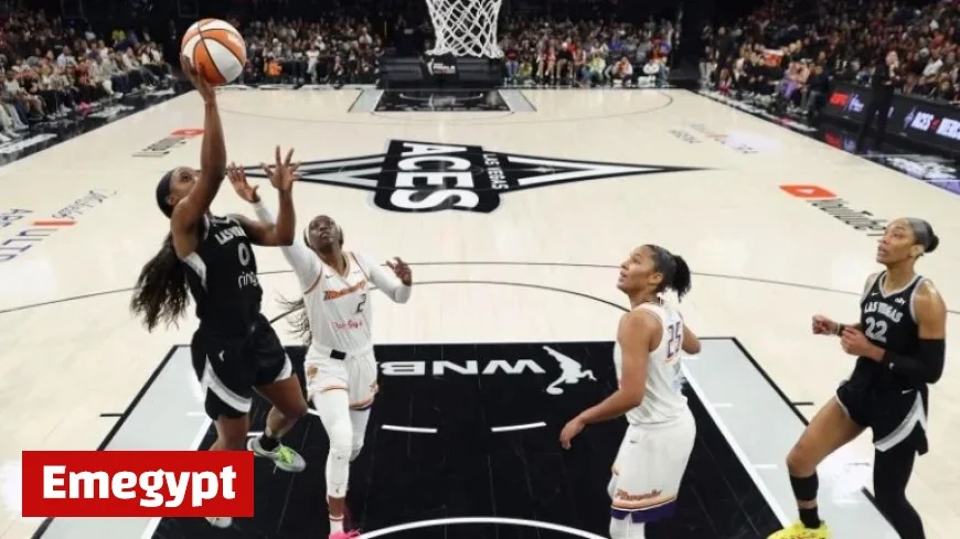 Jackie Young’s Record-Breaking Performance Propels Aces to Victory in Game 2 of WNBA Finals Against Mercury