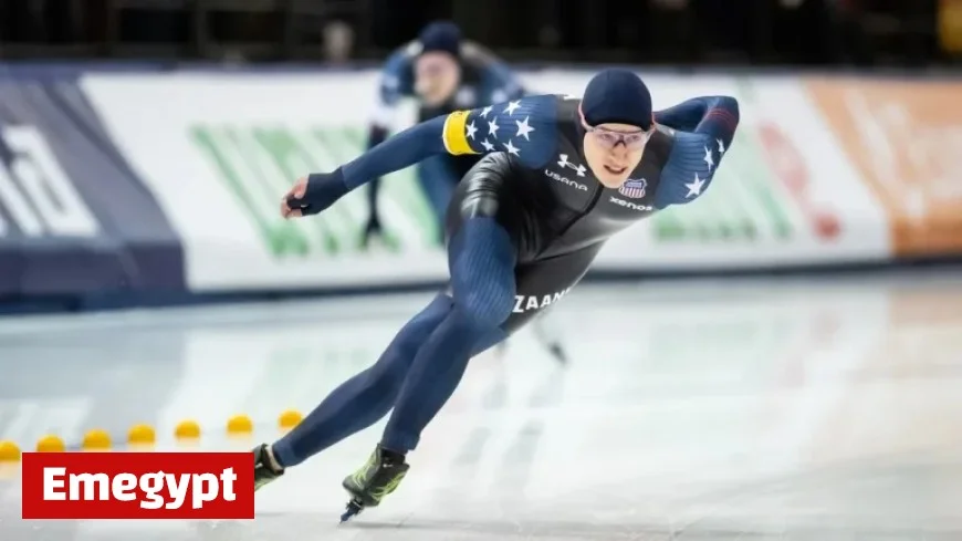 Olympic Speedskating Star Jordan Stolz Joins Actor Glen Powell in Exciting New NBC Olympics Commercial