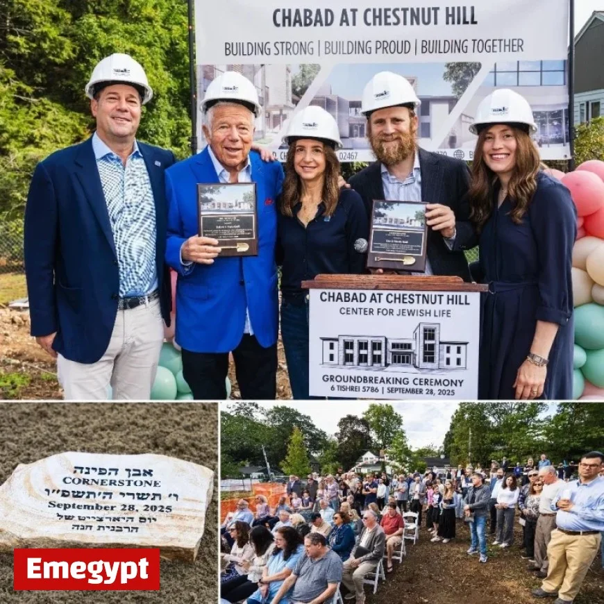 Robert Kraft Generously Funds New Chabad Center in Massachusetts