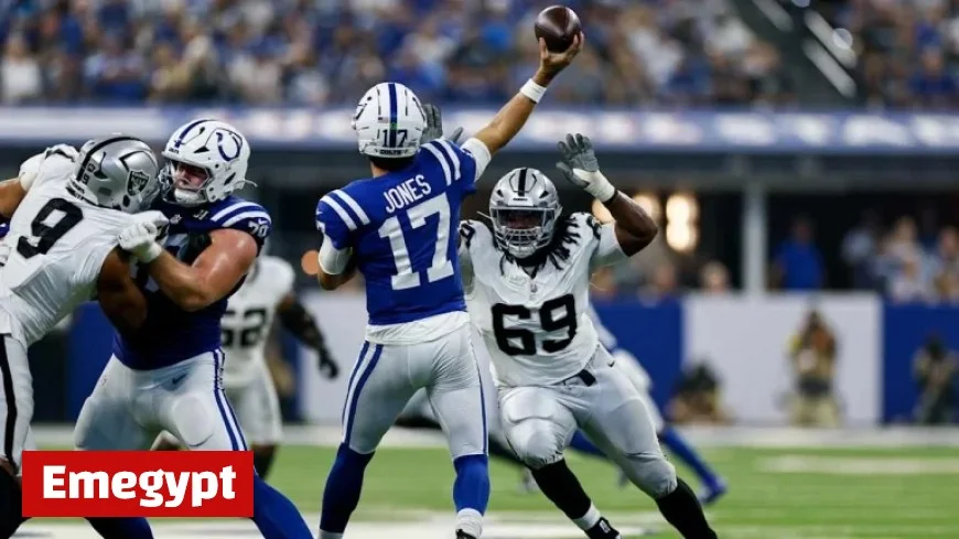 Raiders’ Defense Collapses in Devastating Blowout Loss to Colts