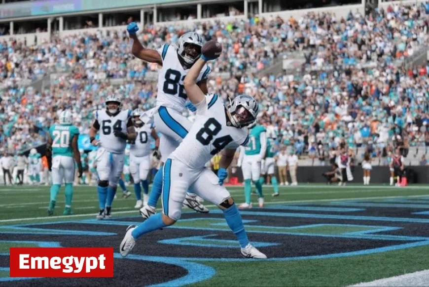 Carolina Panthers Rally from 17-0 Deficit with Rico Dowdle’s Ground Attack Against Miami Dolphins