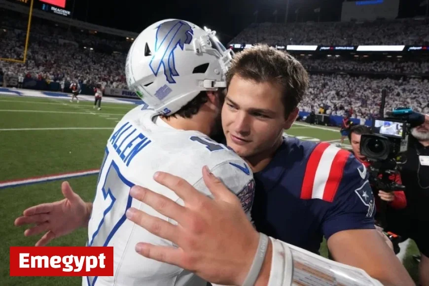 Drake Maye Triumphs Over MVP Josh Allen in Thrilling Patriots Comeback Victory