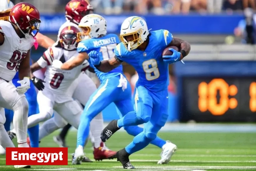 Chargers Rookie RB Omarion Hampton Sidelined on IR Due to Ankle Injury