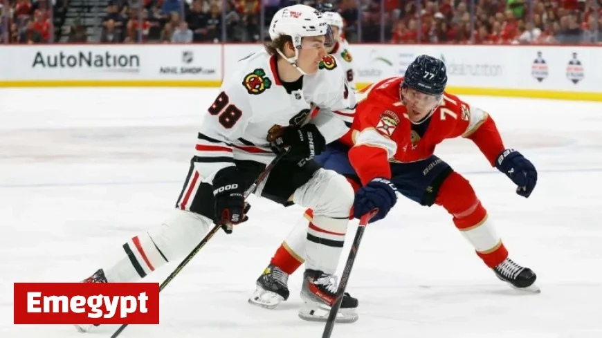 Connor Bedard Analyzes Panthers Strategies as Blackhawks Prepare for Season Opener Against the Reigning Champions