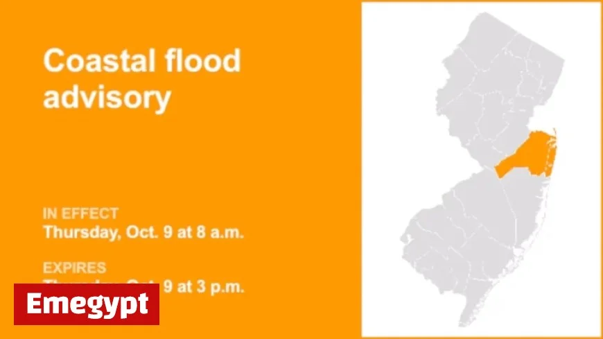 Monmouth County Brace for Coastal Flooding This Thursday